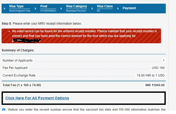 unable-to-book-visa-appointment-it-says-wrong-receipt-number-b1-b2